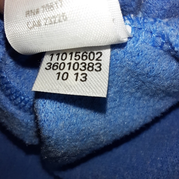 Victoria's Secret Sequin Angel Wings Blue Zip Hoodie SZ L - Picture 10 of 13